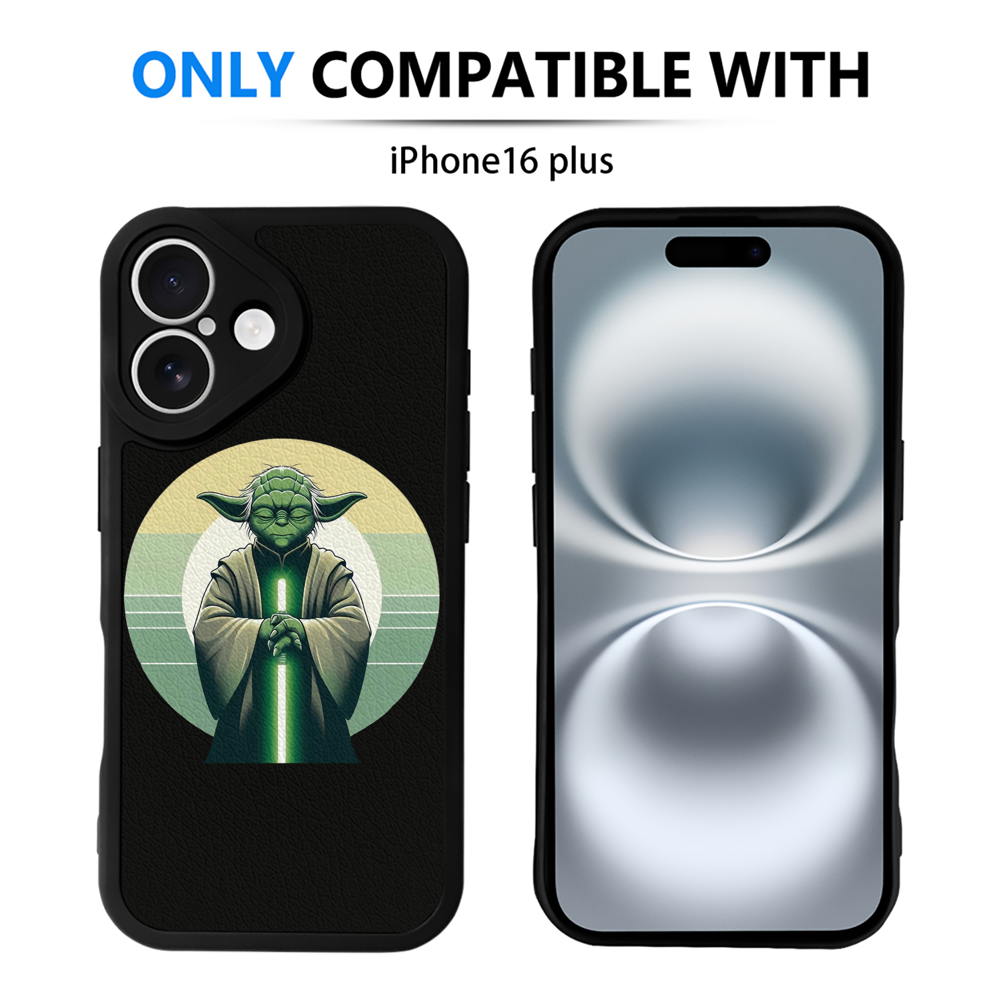 （画像用） スター・ウォーズ Star Wars 【iPhone 16シリーズ対応】シリコンスマホケース（レザー調） 材質：シリコン